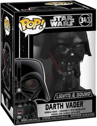 Funko POP Star Wars Darth Vader Electronic (Işıklı ve Sesli) - Thumbnail