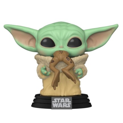 Funko POP Star Wars Mandalorian The Child with Frog - Thumbnail