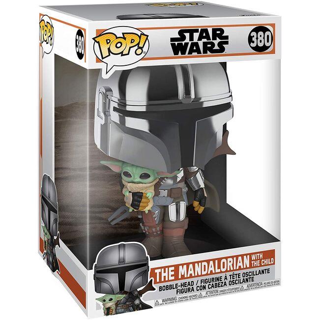 Funko POP Star Wars Mandalorian10¨ Mandalorian (with Chrome Armour)