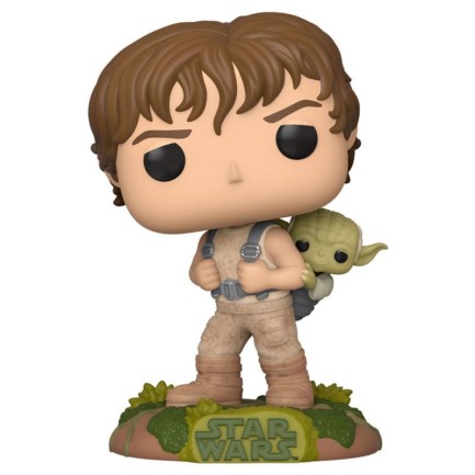 Funko - Funko POP Star Wars Training Luke with Yoda