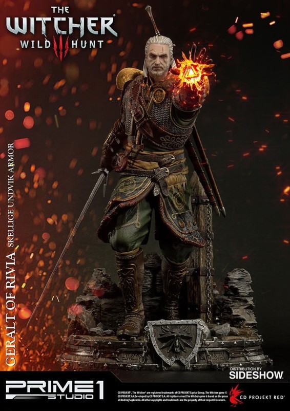 Geralt of Rivia Skellige Undvik Armor Statue