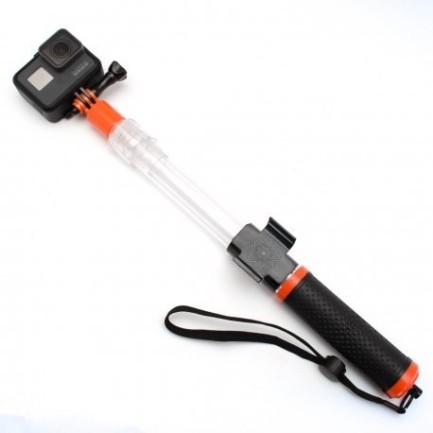 GoPro Float Extension Pole Suda Batmayan Aksiyon Kameraları İçin Selfie Çubuğu - Thumbnail