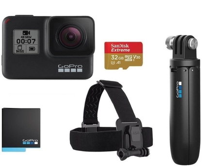 GoPro - GoPro Hero 7 Black Holiday Bundle