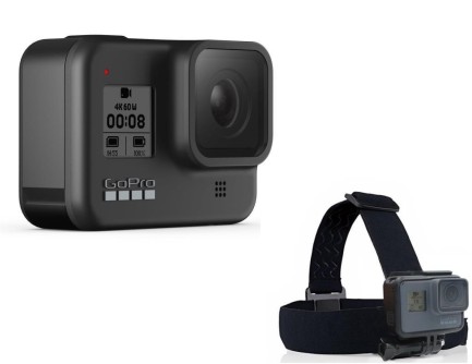 GoPro - GoPro Hero 8 Black Edition + Kafa Bandı Aparatı