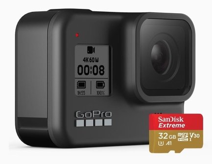 GoPro Hero 8 Black Edition ve Hafıza Kartı Bundle - Thumbnail