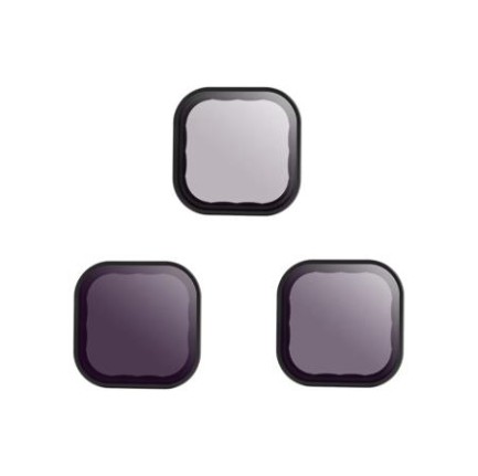 GoPro HERO11 & HERO10 / Hero9 Black ND Kamera Filtre Seti 3 Adet - ND8/ND16/ND32 - Thumbnail