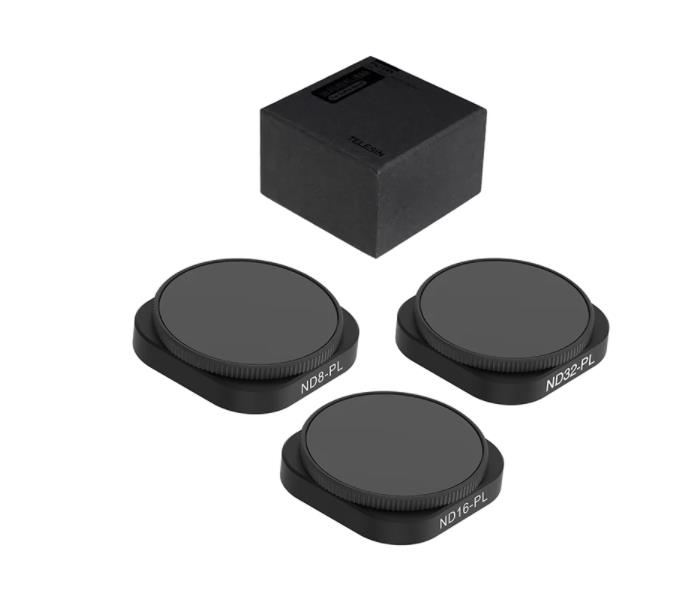 GoPro HERO11 Black & HERO10 Black / HERO9 Black İçin 3 Lü ND Polarize Lens Filtre Seti ND8/PL - ND16/PL - ND32/PL