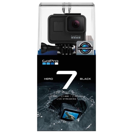 GoPro HERO7 Black Aksiyon Kamera + Kafa Bandı Aparatı - Thumbnail