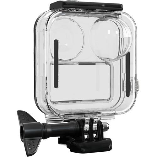 GoPro Max 360 Su Geçirmez Housing Koruyucu Muhafaza Kamera Kutusu Koruma Kabı Kılıf + Lens Koruma Kapakları