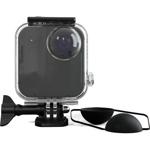 GoPro Max 360 Su Geçirmez Housing Koruyucu Muhafaza Kamera Kutusu Koruma Kabı Kılıf + Lens Koruma Kapakları