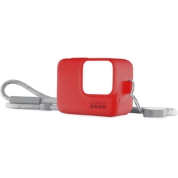 DJI - GoPro Silicone Sleeve and Adjustable Lanyard Kit for GoPro HERO5/6/7 (Firecracker Red)