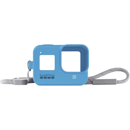 GoPro Silicone Sleeve and Adjustable Lanyard Kit for GoPro HERO8 (Bluebird) - Thumbnail