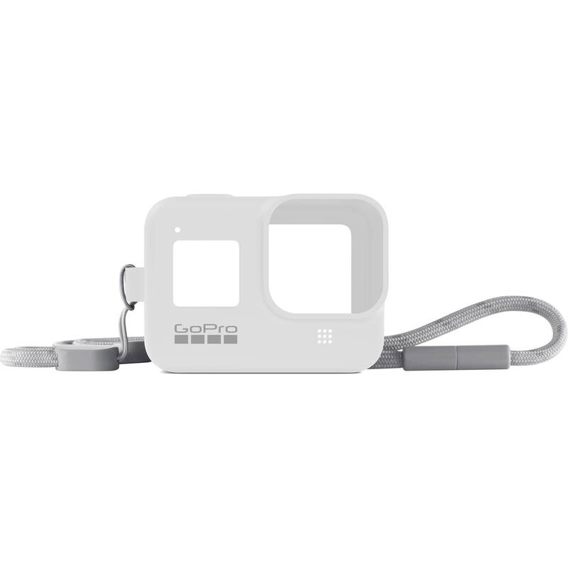 GoPro Silicone Sleeve and Adjustable Lanyard Kit for GoPro HERO8 (White Hot)