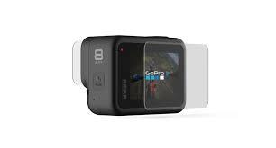 GoPro Ekran + Lens Koruyucu Dayanıklı Cam Filtre Kırılmaz Cam Filmi ( Hero8 Black ) - Thumbnail