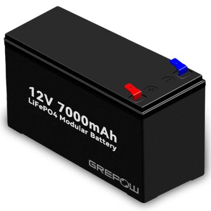 Grepow - Grepow 12V 7Ah LiFePO4 Modular Battery