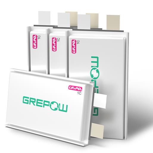 Grepow 1C Discharge Rate Lithium Iron Phosphate Battery Cells