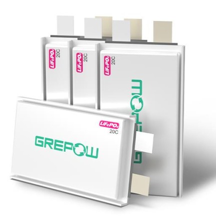 Grepow - Grepow 20C High Discharge Rate LiFePO4 Battery Cells