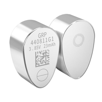 Grepow - Grepow GRP440811G1 Metal Casing Egg-Shaped Rechargeable Li-ion Battery