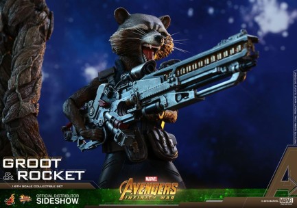 Hot Toys Groot & Rocket Sixth Scale Figure Set - Thumbnail