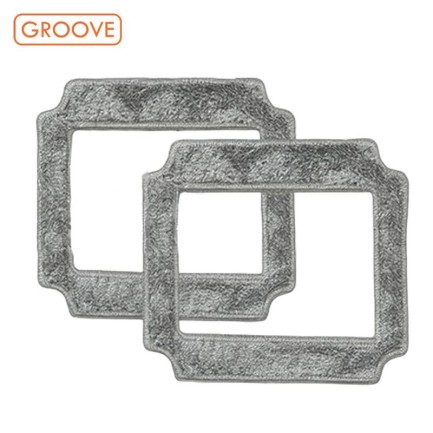 GROOVE - Groove Kare Cam Temizleme Robotu İçin Yedek Yıkanabilir Mikrofiber Silme Bezi 2 Adet