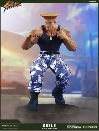 Sideshow Collectibles - Guile Player 2 Statue 1:4 Scale