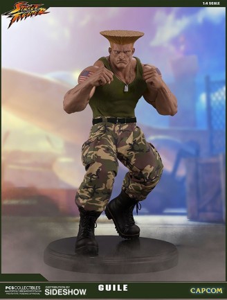 Sideshow Collectibles - Guile Statue Mixed Media