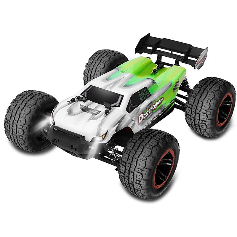 HAIBOXING RC 1/16 Destroyer 45+ KM/H Sürat Uzaktan Kumandalı RC Model Araba RTR Elektrikli 4WD Brushless Fırçasız Truggy Truck (Yeşil) (ÖN SİPARİŞ TAHMİNİ TESLİMAT 5 AĞUSTOS)