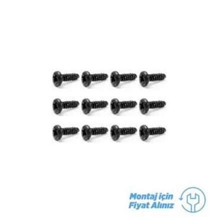 HAIBOXING - HAIBOXING 16890A / 16889A Ravage/Destroyer Rc Model Araba İçin Pan Head Self Tapping Vida 2x12mm S204 (Teknik Servis Ürünüdür-Montaj İçin Fiyat Alınız)