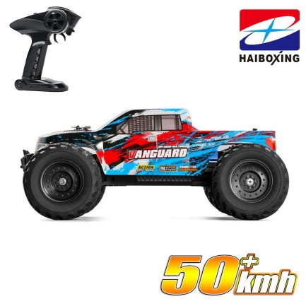 HAIBOXING RC 1/12 903 Vanguard 50+ KM/H Sürat 4X4 Uzaktan Kumandalı RC Model Araba RTR Elektrikli 4WD Offroad Truck (Mavi) - Thumbnail