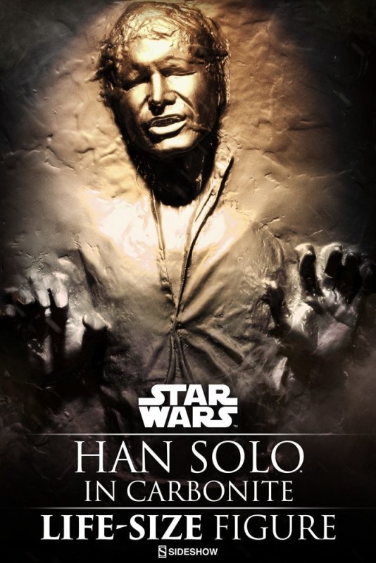 Han Solo in Carbonite Life-Size Figure
