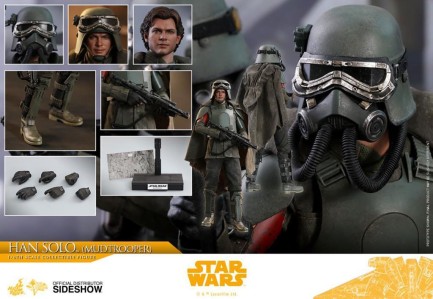 Hot Toys Han Solo Mudtrooper Sixth Scale Figure MMS493 - Thumbnail