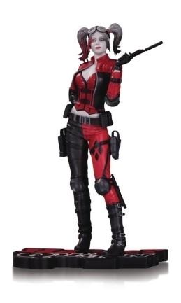 Dc Collectibles - Dc Collectibles Harley Quinn Injustice 2 Red Black & White Statue