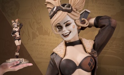 Harley Quinn Statue DC Bombshells - Sepia Tone Variant - Thumbnail