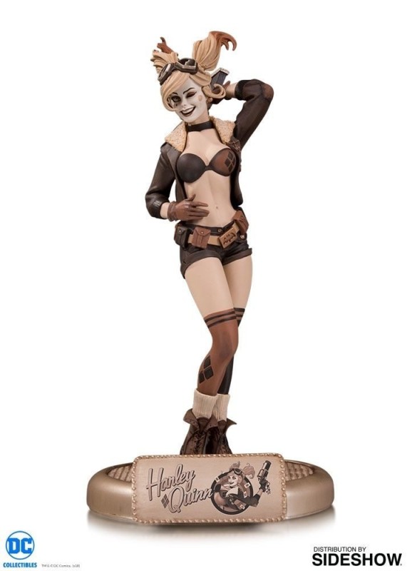 Harley Quinn Statue DC Bombshells - Sepia Tone Variant