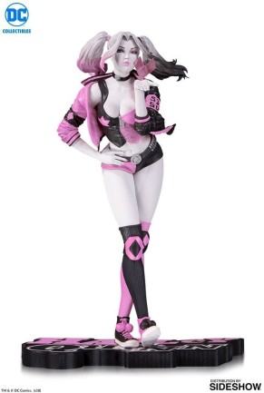 Harley Quinn Valentines Variant Pink, White & Black Stanley Lau Statue - Thumbnail