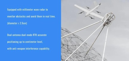 HELIO UAV CQ-50 Sabit Kanatlı Dikey kalkış Drone VTOL İHA - Thumbnail