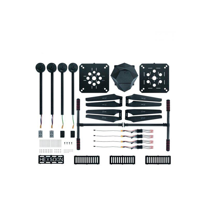 Pixhawk HEXSOON TD-1100 V2 Katlanabilir Drone Multikopter Frame Seti High-End Version Motor-Esc-Pervane Dahil (6-8KG TAŞIMA KAPASİTELİ)