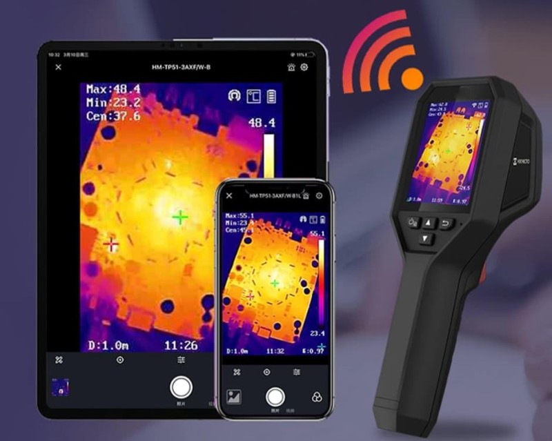 Hikmicro B2L El Tipi Termal Kamera Görüntüleme Cihazı Isı Tespiti (25 Hz 256 x 192 49,152 pixels)