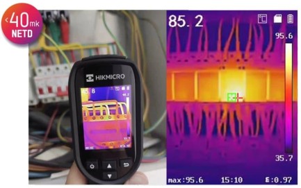 Hikmicro E1L Kompakt El Tipi Termal Kamera Görüntüleme Cihazı (25 Hz 160 x 120) - Thumbnail