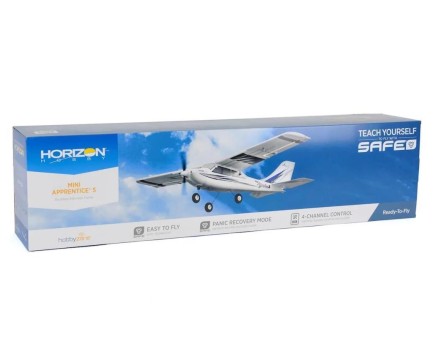 HobbyZone Apprentice S 1.2m RTF Kullanıma hazır Rc Elektrikli Model Uçak & Safe Teknolojisi - Thumbnail