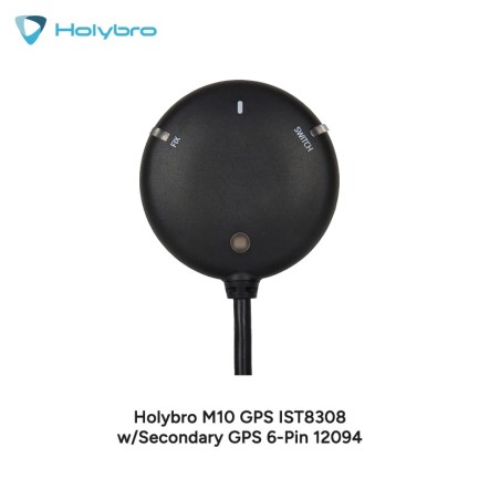 Holybro - Holybro M10 GPS IST8308 w/Secondary GPS 6-Pin 12094