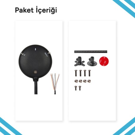 Holybro M10 GPS IST8308 w/Secondary GPS 6-Pin 12094 - Thumbnail