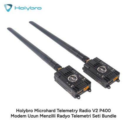 Holybro - Holybro Microhard Telemetry Radio V2 P400 Modem Uzun Menzilli Radyo Telemetri Seti Bundle