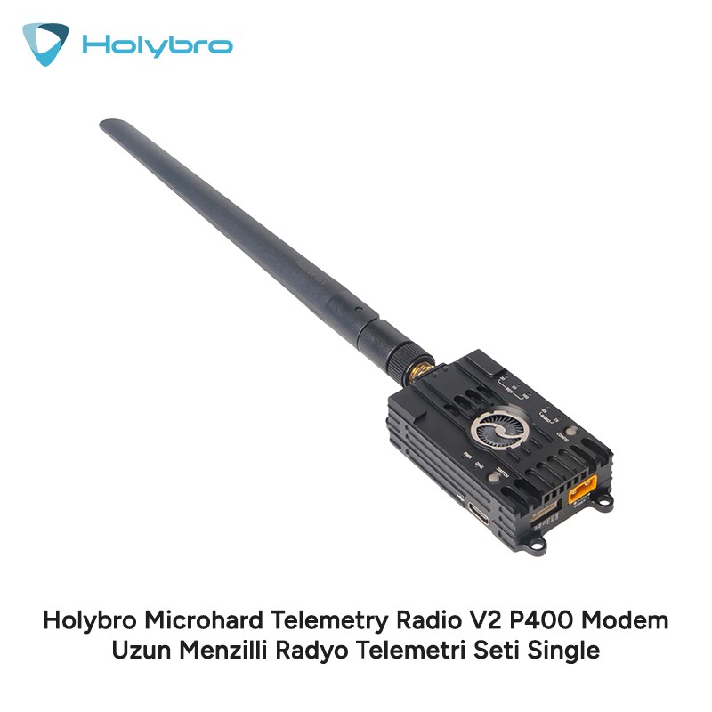Holybro Microhard Telemetry Radio V2 P400 Modem Uzun Menzilli Radyo Telemetri Seti Single