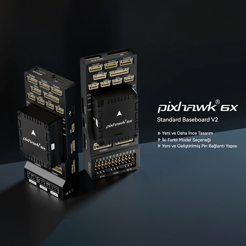 Holybro Pixhawk 6X (ICM-45686) Uçuş Kontrol Kartı