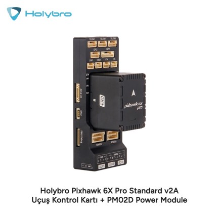 Holybro - Holybro Pixhawk 6X Pro Standard v2A Uçuş Kontrol Kartı + PM02D Power Module