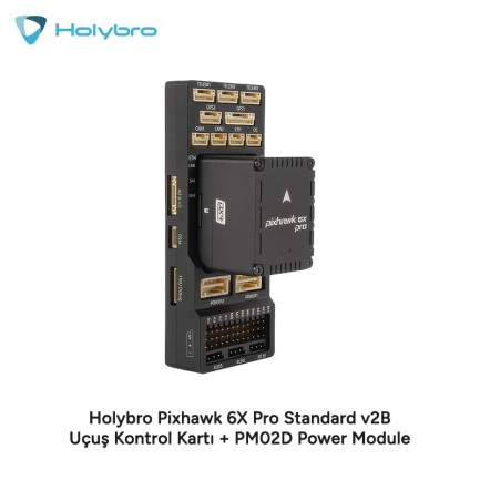 Holybro - Holybro Pixhawk 6X Pro Standard v2B Uçuş Kontrol Kartı + PM02D Power Module