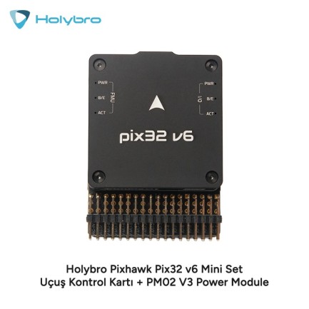 Holybro - Holybro Pixhawk Pix32 v6 Mini Set Uçuş Kontrol Kartı + PM02 V3 Power Module