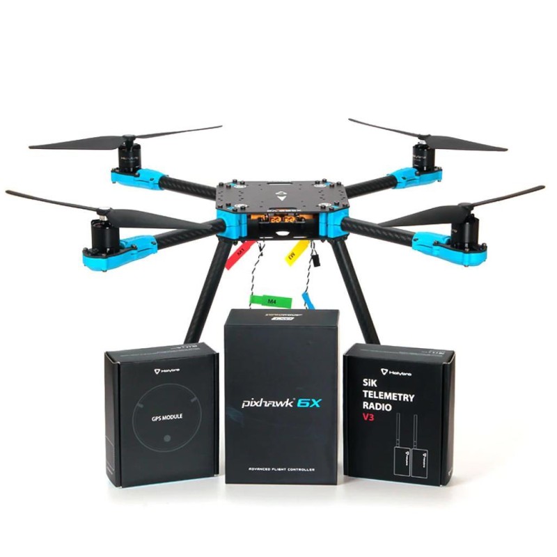 Holybro PX4 Development Kit - X500 v2 Drone Seti (Pixhawk 6X Uçuş Kontrol Kartı + 433MHZ Telemetri Seti + M8N GPS)