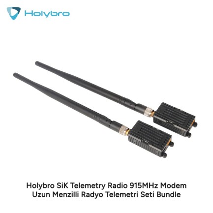 Holybro - Holybro SiK Telemetry Radio 915MHz Modem Uzun Menzilli Radyo Telemetri Seti Bundle